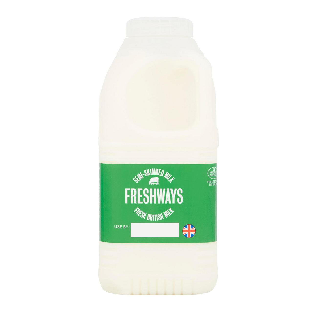 Freshways Semi Skimmed Fresh Milk 1Pint-SurulereFoods